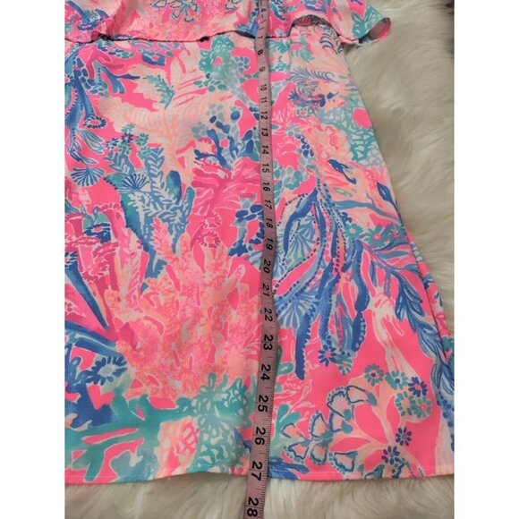 Lilly Pulitzer Whimsyfairy Summer Prairie Nautical Pascha Pink Twee Lexi Dress S - Picture 15 of 16